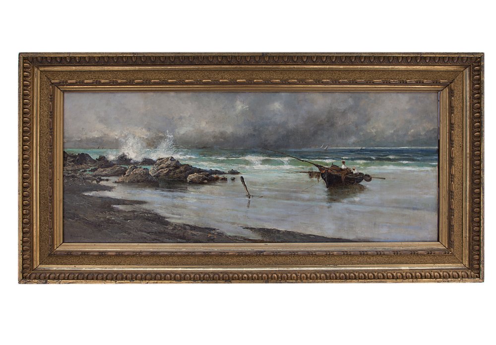 eugenio selva: Ritorno dalla pesca